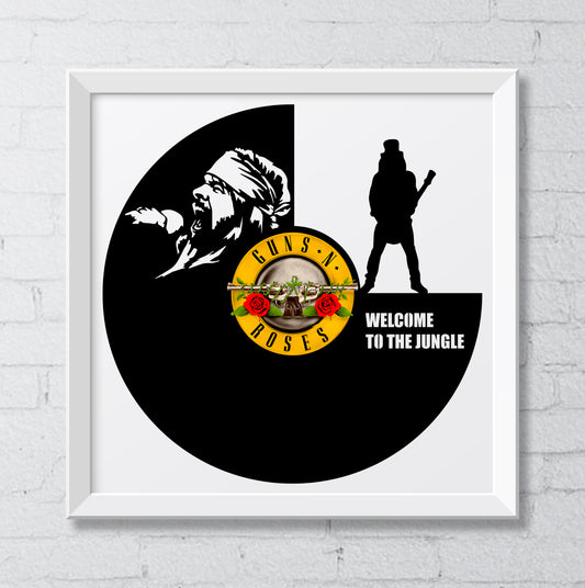 VINILE IN CORNICE_Mod GUNS 'N' ROSES