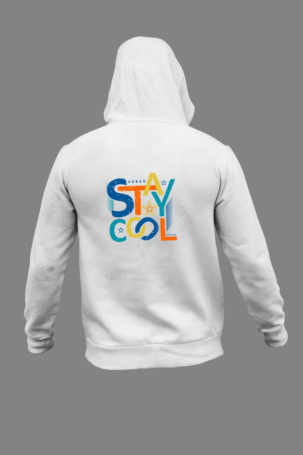 "STAY COOL" Hooded Sweatshirt